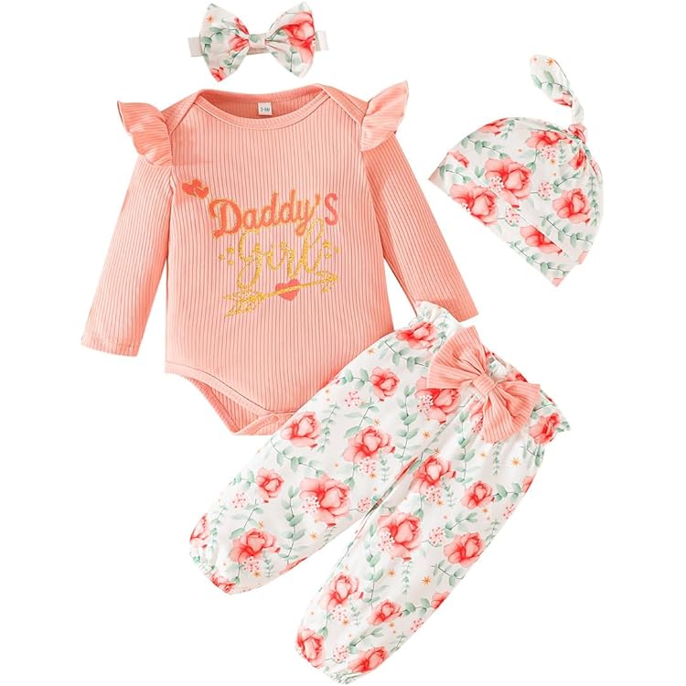 MINKIDFASHION Baby Girls Toddler Autumn Long Sleeve T Shirt Pants Outfits 24 Months