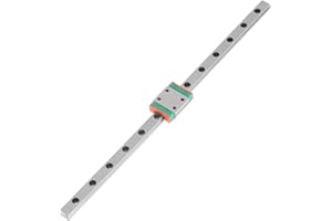 YUMILI Guide De Rail Linéaire, 1pc Bloc De Guidage De Rail Coulissant Linéaire Miniature En Acier De Haute Précision Pour Lisse Performances Précises Adapté À La Plupart Des Équipements Automatiques 200 Mm