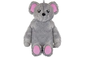 KS BRANDS Grey Mouse 3D Plush Hot Water Bottle and Cover
