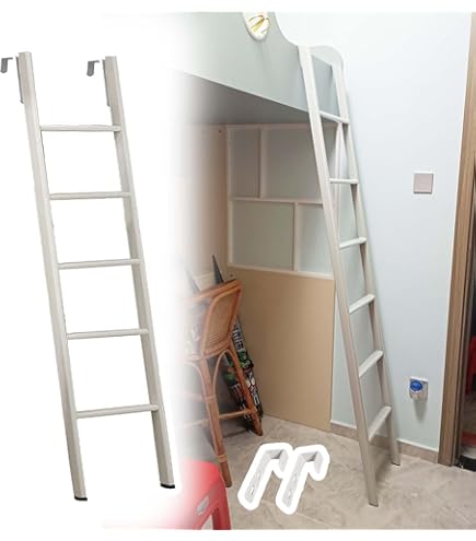 Cuscinetti Per Scaletta Letto A Castello BTSKY - 5 Pezzi Con Cinghie, Antiscivolo - Foto 2