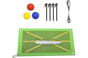 COKEEY Golf Training Mat for Swing Detection Batting, 2023 New Golf Divot Mat Analysis Swing Path and Correct Hitting Posture Golf Practice Swing Mat