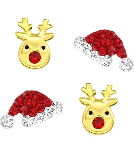 YAFEINI Orecchini A Cerchio Con Delfini In Argento 925 – Regalo Per Donne E Ragazze