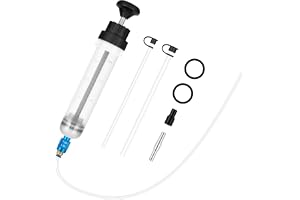 flintronic 200 ml oljespruta, oljeaspirationsspruta, pump för dränering av motoroljor, manuell bränsle- och vätskepump, aspir
