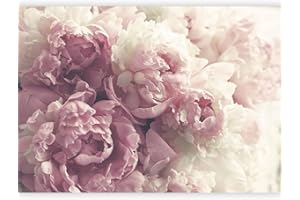 murando - Carta da Parati Adesiva Fiori 294x210 cm Fotomurali Adesivi Murali Rivestimento Parete Moderna per Pareti Adesiva Muro Decorativo Fotomurale Natura Peonia rosa