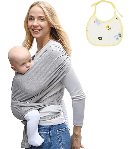 NéoBulle - Écharpe SeaCell - Porte-Bébés Physiologique - Tissu Doux Et Respirant - 100% Fabriqué En France - De 0 à 3-4 Ans, Marine