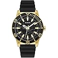 GUESS Silicone Analog Black Dial Men Watch-Gw0420G2, Black Band