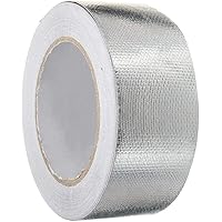 Selbstklebend Klebeband Aluminiumband Hitzebeständig Hitzeschutzband,Reißfest UV Beständig Alu-Klebeband Aluminium…