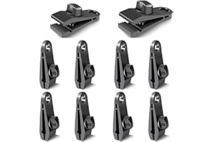 VINPHISH Planenclips,Zelte Clip,Tarp Clips,Große Plane Clips Lock,Hochleistungs-linoleumclip für Wohnwagen, Pavillon, Pool Planen, Markisen,Boot Abdeckplane