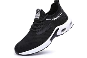 artSew Sicherheitsschuhe Herren Arbeitsschuhe S3 Damen Leichte Breite füße Stahlkappenschuhe rutschfeste Sportlich Arbeitsk Schutzschuhe Stahlkappe Sneaker Männer Arbeits & Berufsschuhe