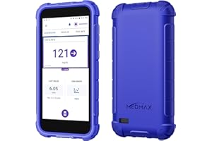 MEDMAX Silicone Case for Omnipod 5, Lightweight Shockproof Anti Slip Protective Cover Soft Gel Skin with Raised Bezel for Omnipod 5 Gerät, (Marineblau)