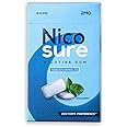 Nicosure Nicotine Gum-2Mg Pack Of 12-96 Gums Tobacco Control Aid Spearmint Flavour Doctors' Preference Aids In Quitting Tobacco Low Throat Irritation Long-Lasting Flavour Cessation Sugar-Free