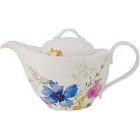 Villeroy & Boch Mariefleur Tea Teetasse – 240 Ml, Premium Porzellan, Handbemaltes Blütendekor