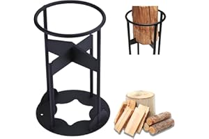 LQCOZYM Holzspalter, Tragbarer Holzspalter Manuell, Aus Kohlenstoffstahl, Robust und Langlebig, Brennholzspalter für Heim und Outdoor, Camping (B)