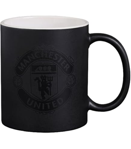 Bomblighters Ceramic I Support Manchester United and This is only Cup Football Mug - Merchandise Gift for Fan