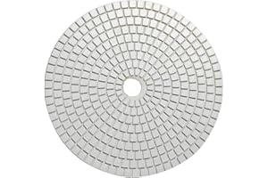 KingBra Wet Granite Diamond Polishing Pads 7 Inch/180mm for Concrete Sander Marble Countertop Floor Glass Quartz Polishing (Grit 50)