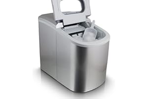 MS POINT ms-point Eiswürfelmaschine, Eiswürfelbereiter, Icemaker in Silber