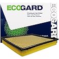 ECOGARD XA10015 Premium Engine Air Filter Fits Chevrolet Malibu 2.5L 2013-2015, Impala 2.5L 2014-2019, Malibu Limited 2.5L 2016
