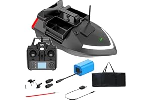 CRESEAPRODUCTS Jaboboat Barca Telecomandata Da Pesca Barchino Carpfishing Con Gps,12000mah Batteria,Distanza Di Controllo Di 500 Metri, Crociera Autoguidata