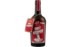 Obst Wermut - Dolomiti Alpenfeinkost - Österreichischer Premium-Wermut - aus Apfel-Wein - 0,5 Liter - 17% vol.