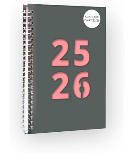 Agenda D'études 2025 2026, Format A5, 22 X 16 Cm, Pour L'université Et