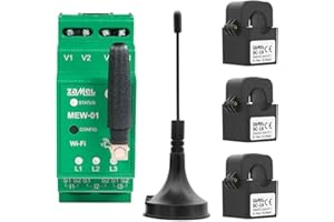 Supla Zamel Supla. 3-fazowy, innowacyjny, bezbłędny, precyzyjny, bezzakłóceniowy solidny bezprzewodowy ekonomiczny Internet monitor energii WI-FI 3F + N z anteną zewnętrzną MEW-01/ANT