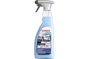 SONAX Brilliant Shine Detailer (750 ml) - Quick and easy paint care for a brilliant deep shine. Improves and protects the paint finish. | Item-No. 02874000-810