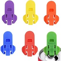 Lot de 2 Housses de canettes de bière en Silicone Qui ressemblent à des emballages de Soda - pour canette de bière de 500 ML - avec ouvre-boîte