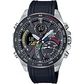 Casio Orologio ECB-950DB-1AEF Edifice, 51,2mm, Cassa E Cinturino In Acciaio Inox, Quadrante Nero, Vetro Minerale