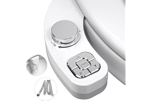 PENDEJATO Pulvérisateur Bidet Toilette WC - Non Électrique Accessoires De Toilette Japonaise - Buse Rétractable Avec 2 Angles De Jet - Pour Le Nettoyage Avant Et Arrière (Ancienne version)