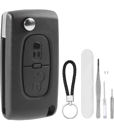 Peugeot Key Case 2T Klappschlüssel Für Peugeot 207, 307, 407, 308
