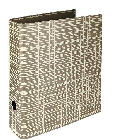 TXY A4 Lever Arch Ring Binder Folder Paper 2 Ring Binder File Folders 80mm Black White