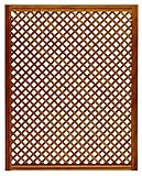celosia madera Enmarcada y Tratada para Exterior con Lasur Riesgo III