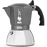 Bialetti Macchina da caffè a induzione Brikka, 4 tazze (170 ml), espresso stile bar, adatta a tutti i tipi di fornelli, desig