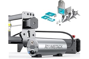 ATOMSTACK MAKER ATOMSTACK Air Assist-Set, 30 L/min einstellbare Luftunterstützung für Lasergravierer Gravier Schneidemaschine, Machen Sie die Schneide sauberer und glatter