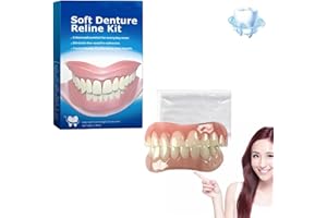 SOCLING Silicone Reline Denture Set,denture Silicone Reline Kit,silicone Reline Denture Set,silicone Reline Kit for Dentures,facette Dentaire Silicone A Poser Soi Meme,Furzero Silicone Reline Denture Set