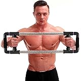 GoFitness Push Down Bar - Estensore per Pettorali - Attrezzature per l'allenamento a casa per Petto, Braccia, Spalle, Addomin