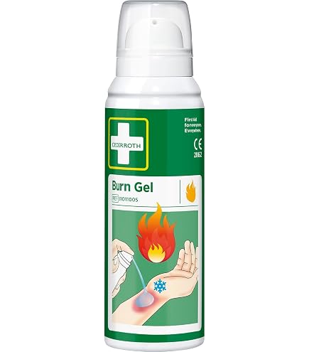 Salvequick Cederroth Cerotti Per Ustioni, Confezione Da 10, Con Idrogel Rinfrescante