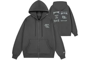 MURQ EN 2025 Concert WalkTheLine Hoodie Support Printed Sweatshirt Cotton Zipper Merch Shirt for Fans