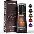 Hair Dye Shampoo, Haircare Instant Dye Shampoo, 3 in 1 for Gray Hair, Color Shampoo Hair Dye for Hair Coverage, Keeping Hair Healthy and Shiny (Dark Brown)