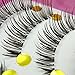 Sanwood 10 Pairs Cross False Eyelashes Makeup Fake Eye Lashes