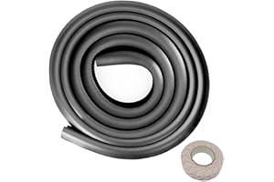 TUKA-I-AKUT TUKA 250cm Protezioni Antispigolo, L-Forma Schiuma per la Sicurezza dei Vostri Bambini Neonati, Extra Spesso Bordi Protezione, Striscia Paraspigolo Spigolo Anti Collisione, Nero TKD7000-black 250cm