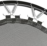 Relaxdays Fitness Trampolin, Durchmesser, Indoortrampolin, belastbar bis 100 kg, Fitness und Ausdauertraining, blau - 2