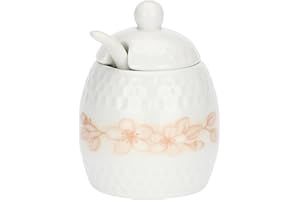 THUN - Mini zuccheriera con cucchiaino - porcellana - Collezione Bomboniera - 50 ml - 6.8 x 9.5 cm