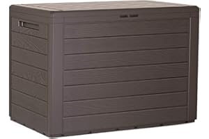 Prosperplast Scatola da Giardino Multifunzione Woodebox (190L, Umbra)