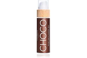 COCOSOLIS Choco - Acelerador de Bronceado con Vitamina E, Loción Bio Oil para un bronceado natural – Bronceadores Solares choco - Seis aceites naturales para una piel radiante - 200 ml (200)