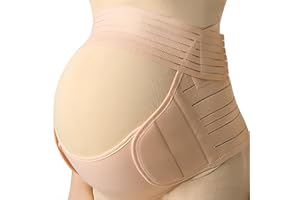 MomTend Pregnancy Support Belt, Pelvic Maternity Belts for Pregnant Women Adjustable No-Slip Pregnancy Maternity Belly Bands Support Belt for Relieve Back, Pelvic, Hip Pain, Xl