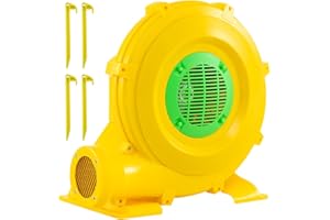 COSTWAY 450W Gebläse für Hüpfburg, Luftgebläse mit Griff & Bodenanker, Gebläsepumpe Ventilator für aufblasbares Spielzeug