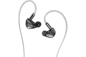 EZ EAR KBEAR Xuanwu HiFi 8mm Dynamic Driver In Ear Monitor IEM Membrana ad alte prestazioni con cavità metallica in lega di zinco Cavo OFC 2PIN staccabile (pistola, senza microfono)