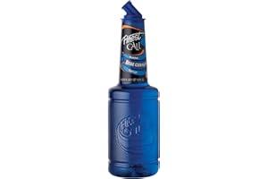 Finest Call, Blue Curaçao, 1 l, Sciroppo di Arancia, con Estratto Naturale di Arancia, Gluten Free, Ideale per Blue Margarita, Cocktail Tropicali e Analcolici