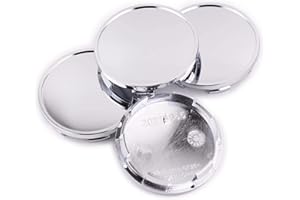 ‎RHINOTUNING Rhinotuning 4 Stück Satz 65 mm Nabendeckel Radkappen Radnabendeckel Nabenabdeckung Kompatibel Rad avus Felge für BR3Z-1130-B OD 65mm ID 59mm (Silber)